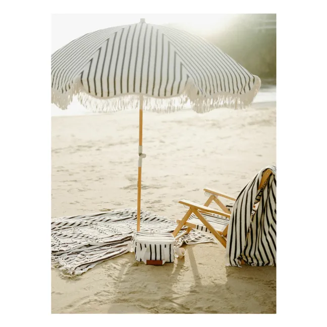 Parasol frangé Premium | Noir