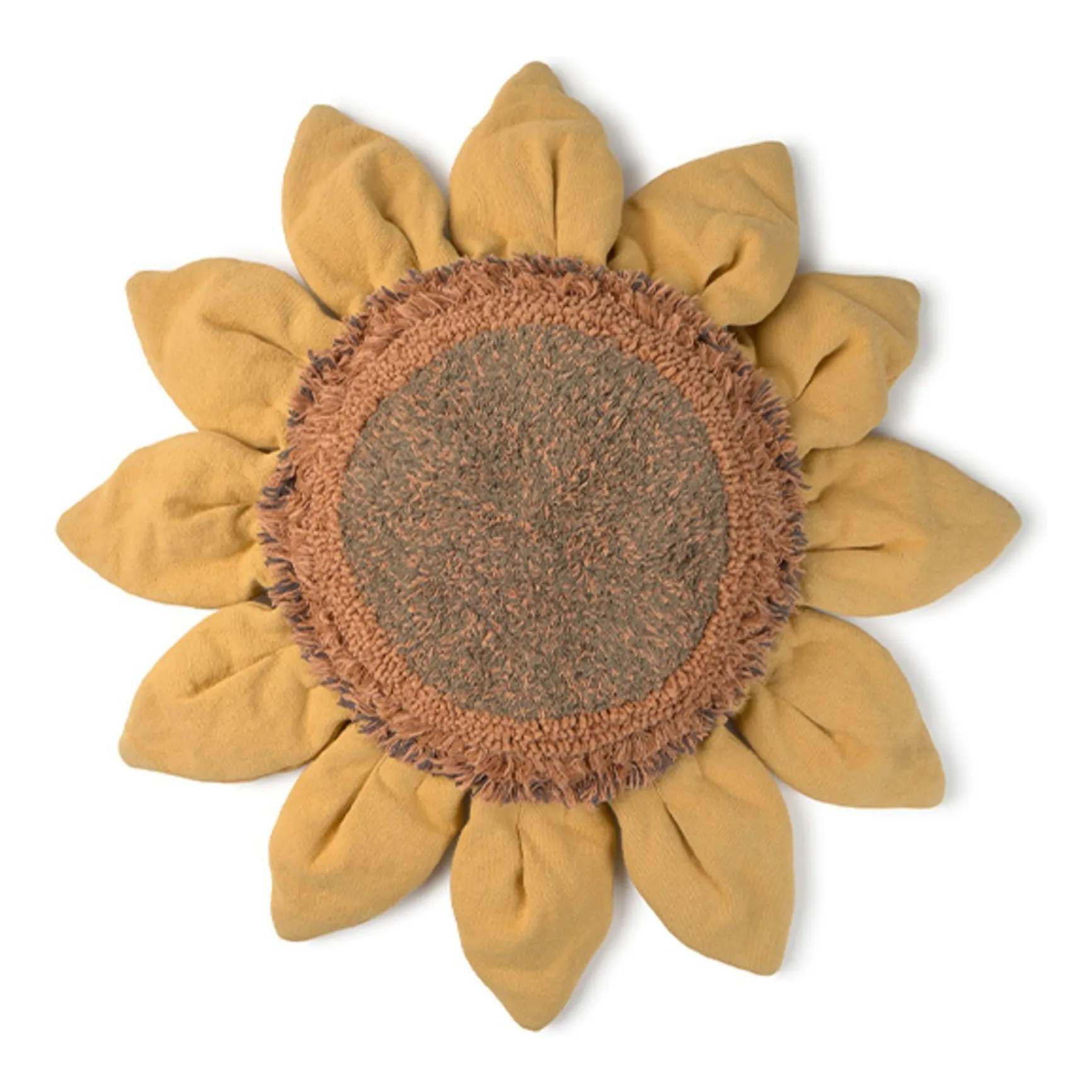 Pouf Tournesol | Jaune- Image produit n°0