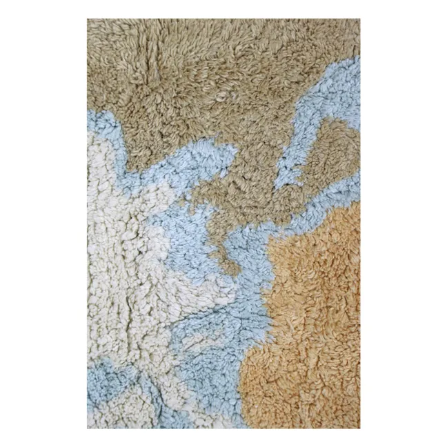World map carpet