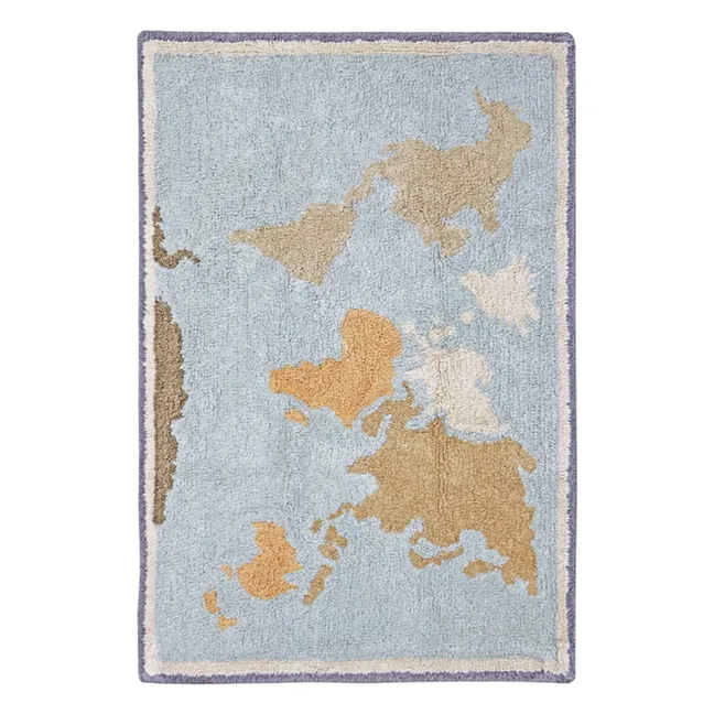 World map carpet