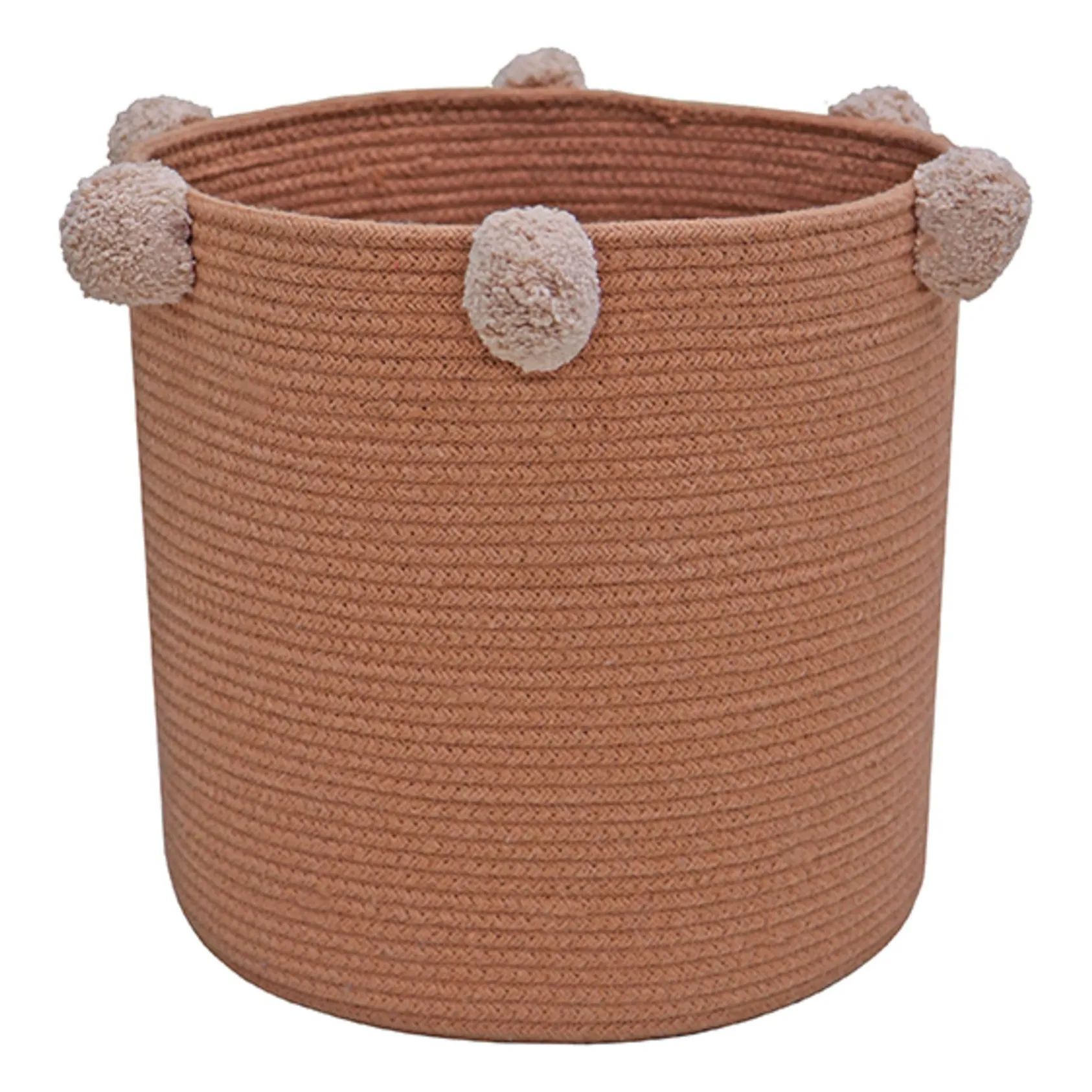 Lorena Canals Light Brown Bubbly Storage Basket