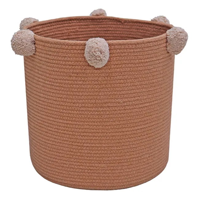 Cesta de almacenaje Bubbly | Marrón claro