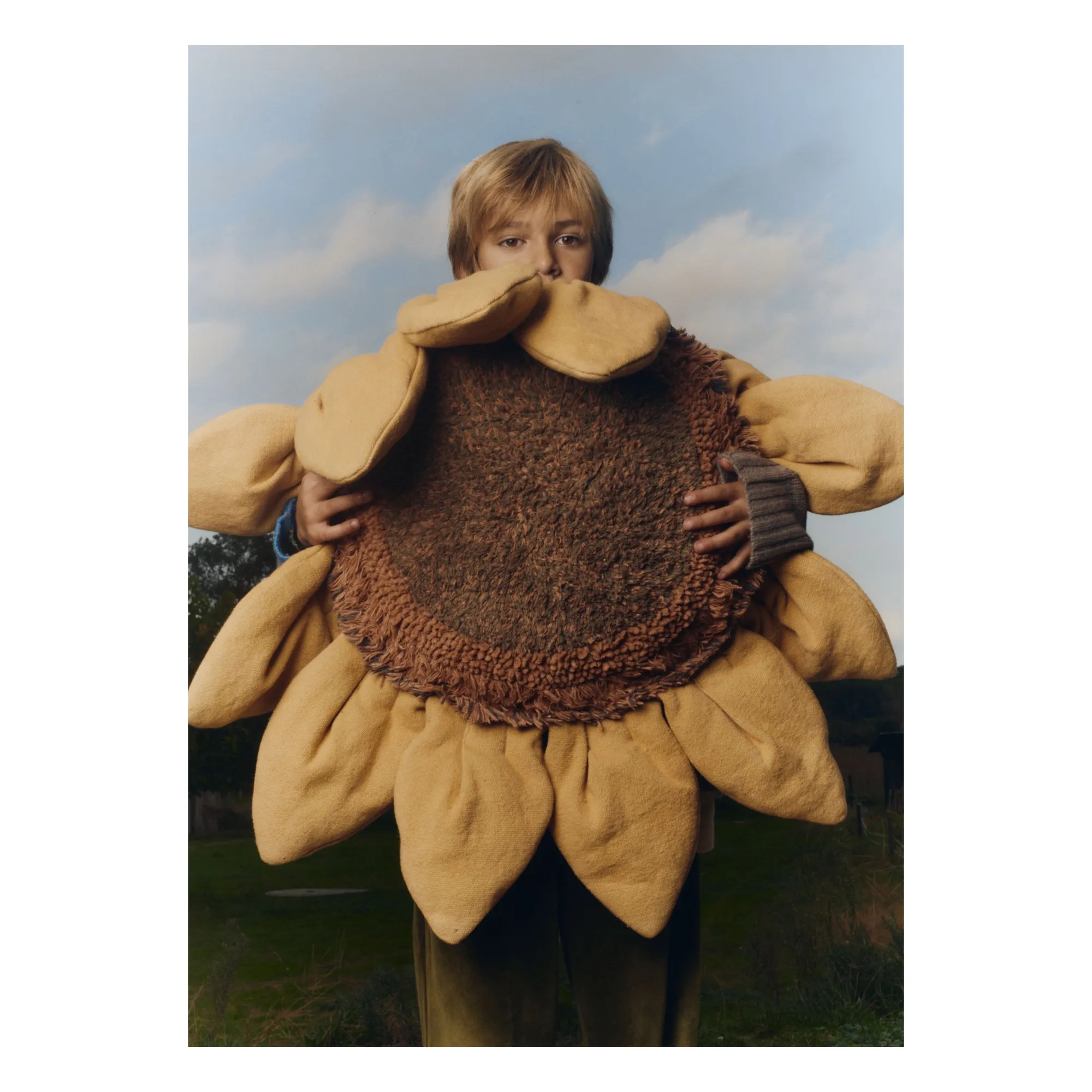 Pouf Tournesol | Jaune- Image produit n°5