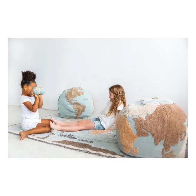 World map carpet
