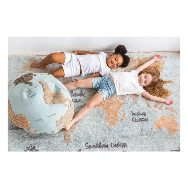 World map carpet