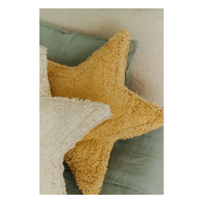 Coussin Etoile | Pale yellow
