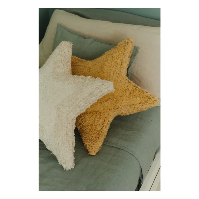 Coussin Etoile | Pale yellow