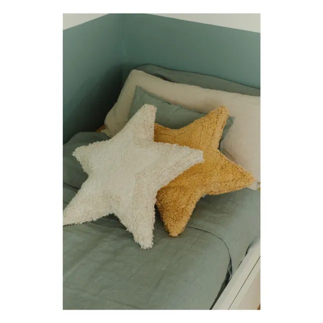 Coussin Etoile | Pale yellow