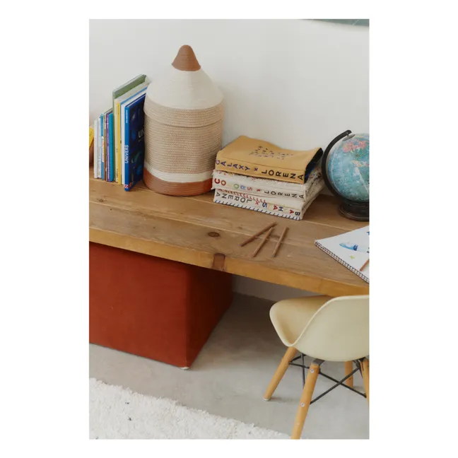 Cesta para lápices | Marrón claro