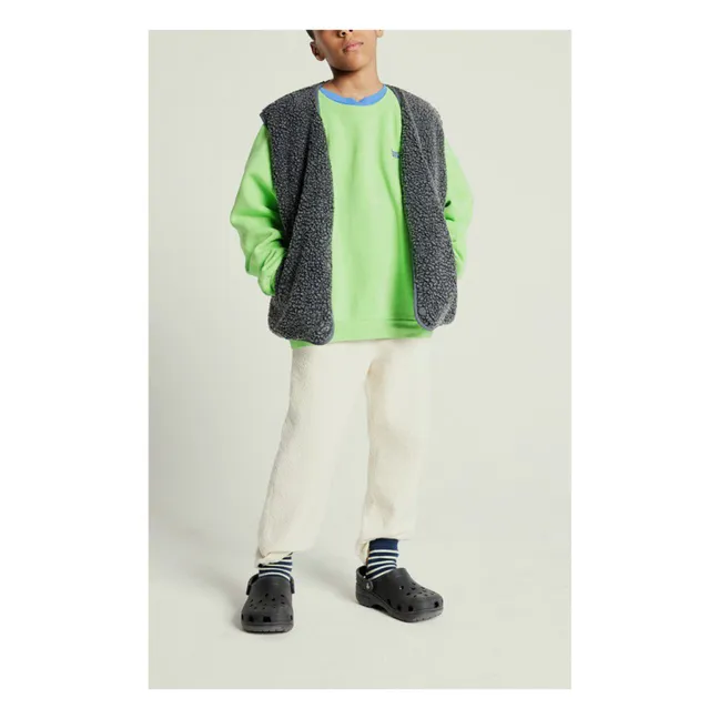 Veste Sans Manches Façon Sherpa Hoktown | Gris anthracite
