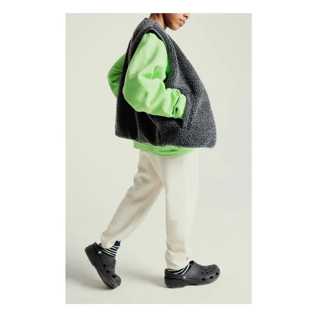 Veste Sans Manches Façon Sherpa Hoktown | Gris anthracite