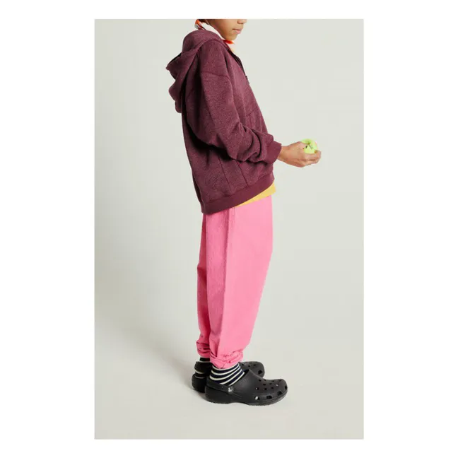 Sudadera con cremallera Doven | Burdeos