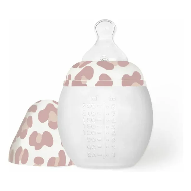 Graouu medical silicone bottle and physiological teat | Rosa Pallido