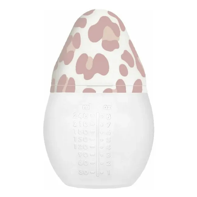 Graouu medical silicone bottle and physiological teat | Rosa Pallido