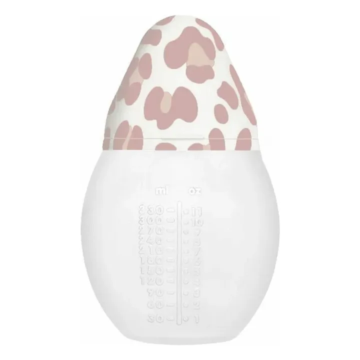 Biberon en silicone médical et tétine physiologique Graouu | Rose pâle- Image produit n°8
