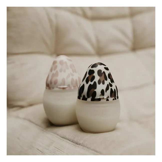 Graouu Flasche aus medizinischem Silikon und physiologischer Sauger | Blassrosa