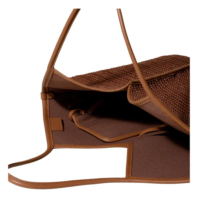 Tasche Calella Raphia | Kamelbraun