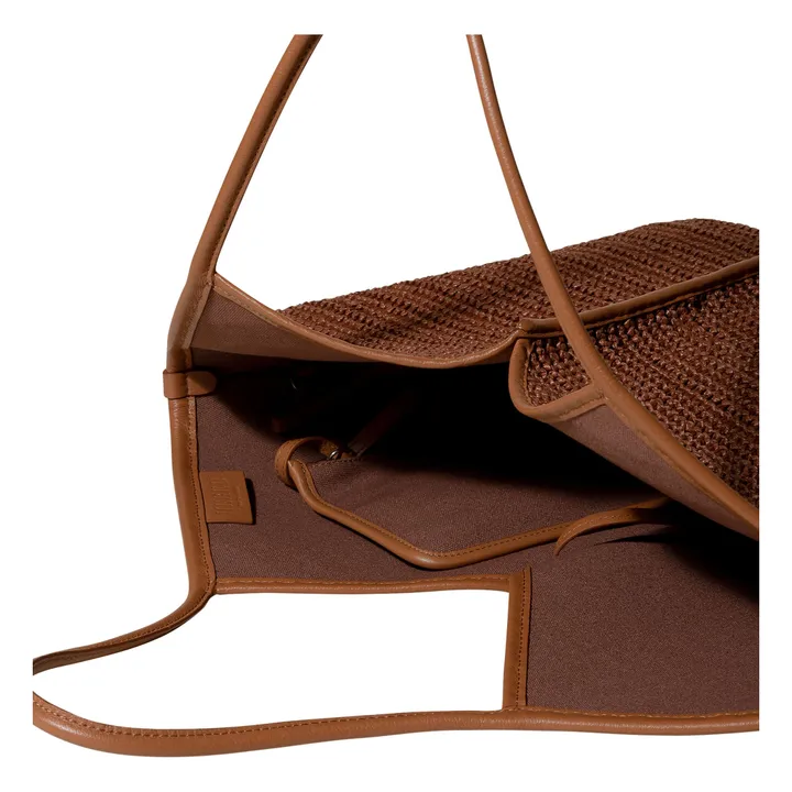 Sac Calella Raphia | Camel- Image produit n°4