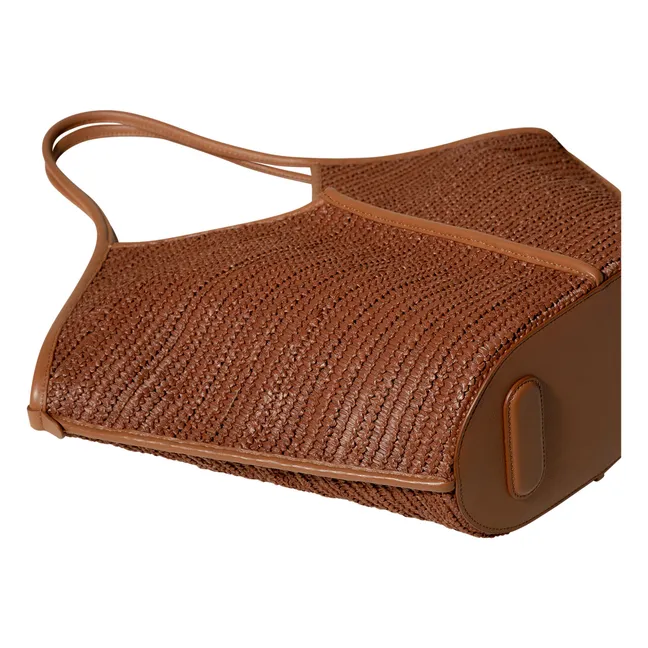 Tasche Calella Raphia | Kamelbraun