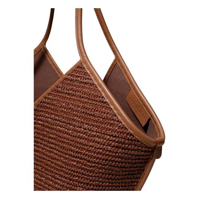 Tasche Calella Raphia | Kamelbraun
