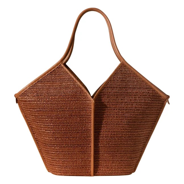 Tasche Calella Raphia | Kamelbraun