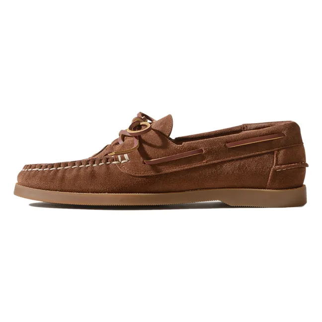 Mocassins Saler Nautic Suede | Noisette