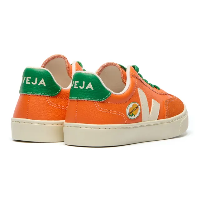 Baskets Lacets Elastiqués VEJA X THE SOCIAL FOOD | Orange