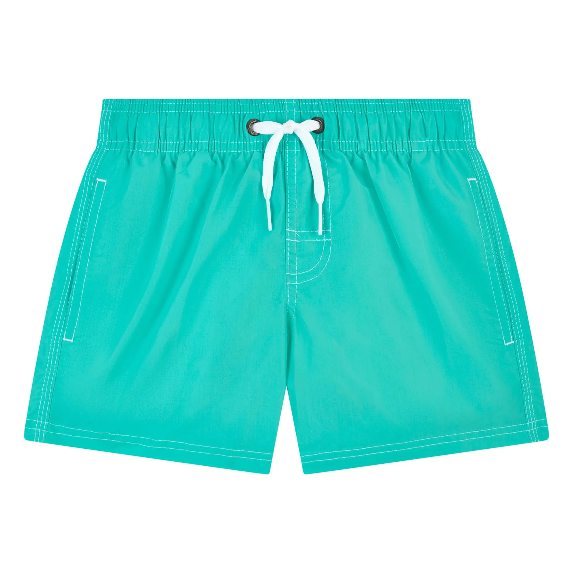 Sundek Light Blue Board Arc Swim Shorts
