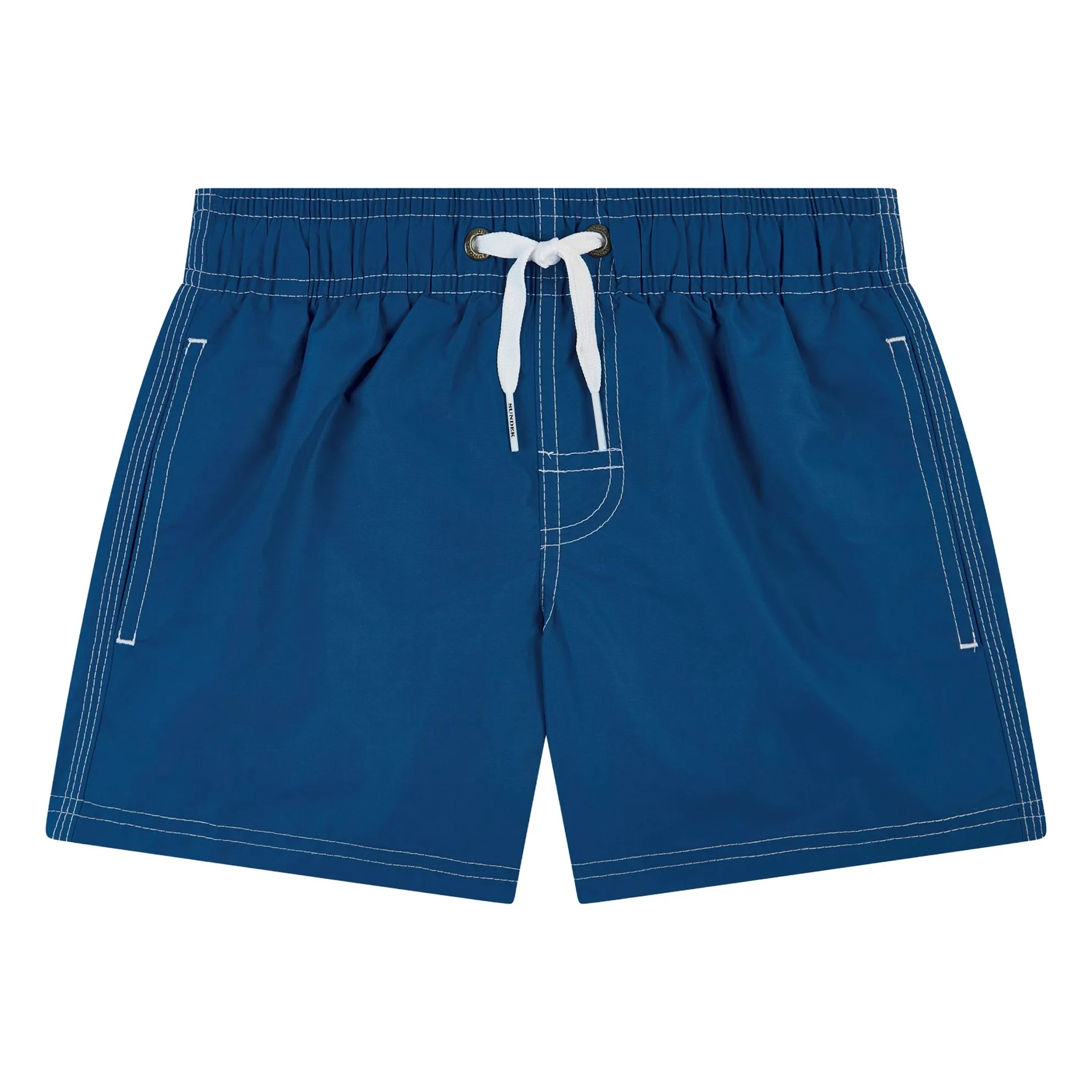 Sundek Navy Blue Board Arc Swim Shorts