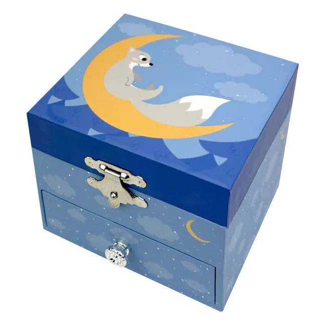 Renard phosphorenscente music box | Blue