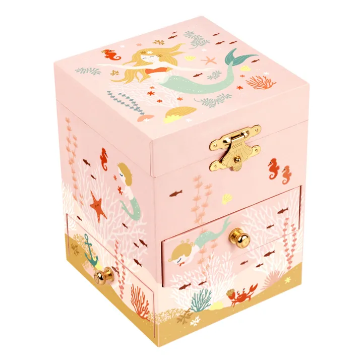 Boîte à musique Sirène | Rose- Image produit n°4