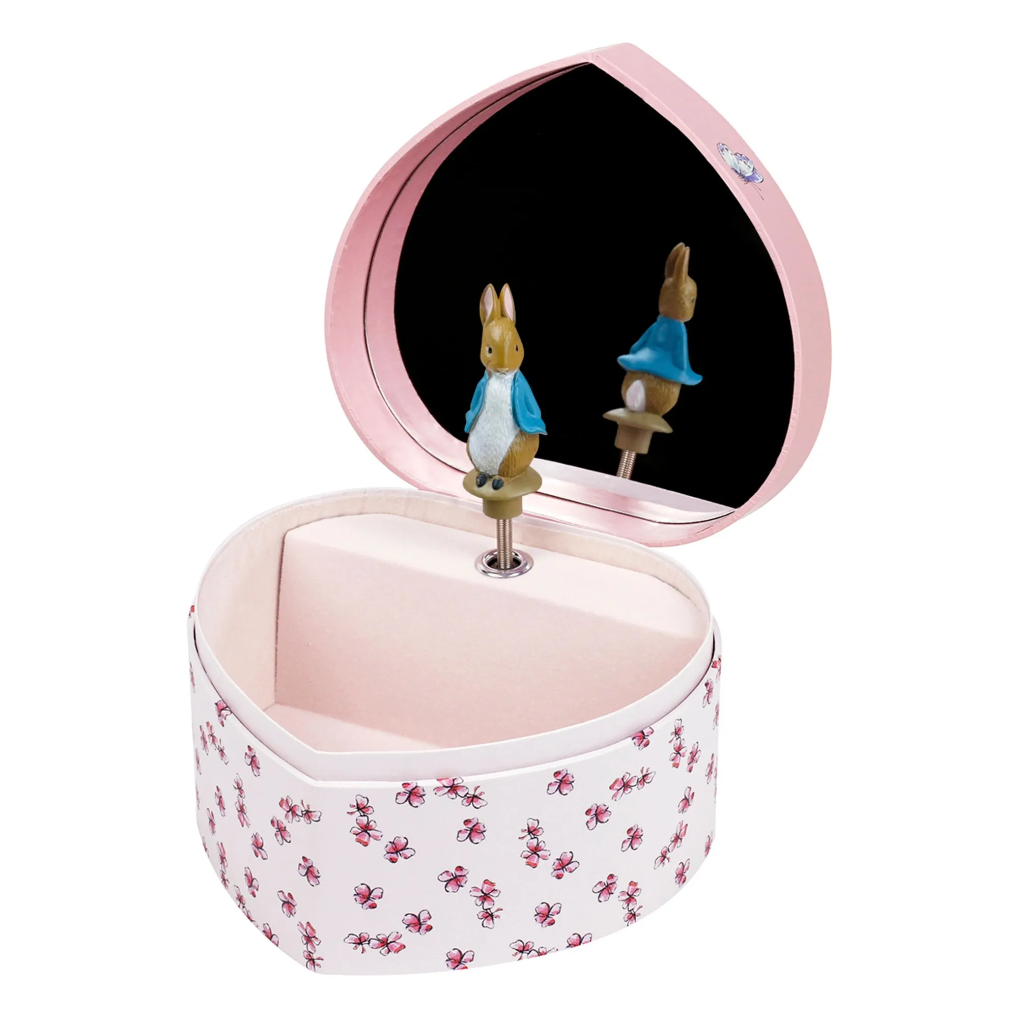 Trousselier Girls Pink Rabbit Music Box