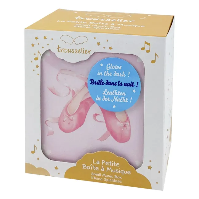 Phosphorenscente Ballerine music box | Pink