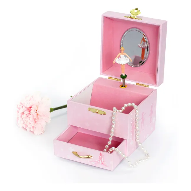 Spieluhr phosphorenscente Ballerina | Rosa