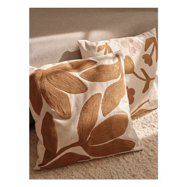 Housse de coussin Herbet  | Marron clair - Image produit n°2