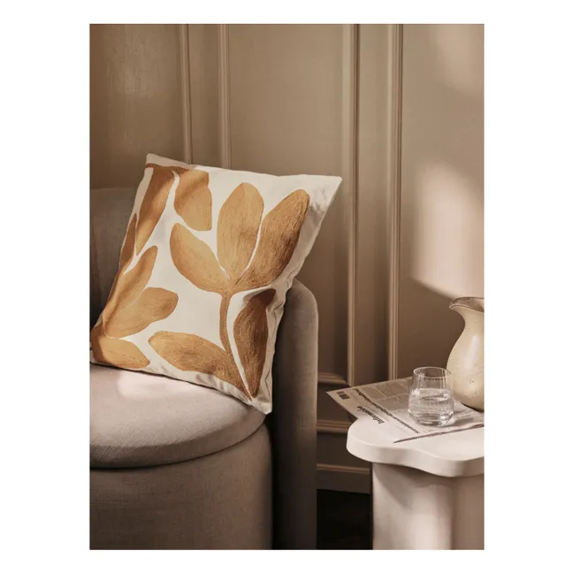 Housse de coussin Herbet  | Marron clair 