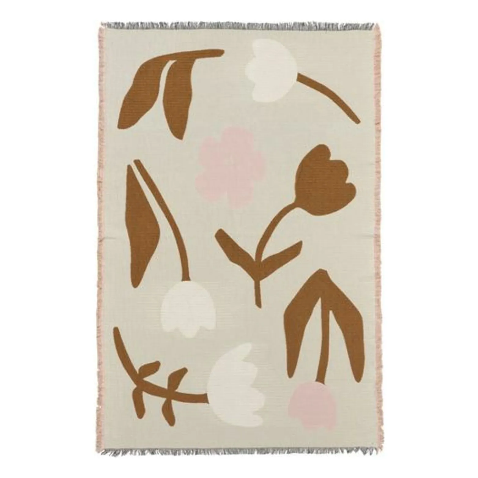 Broste Copenhagen Pink Rosita Throw