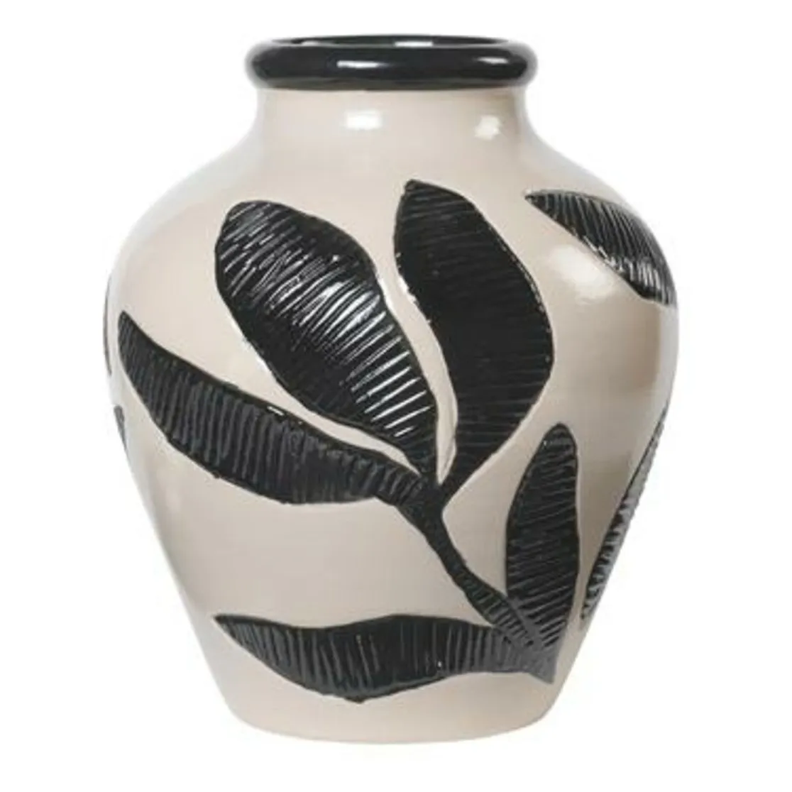 Broste Copenhagen Black Herbert Vase