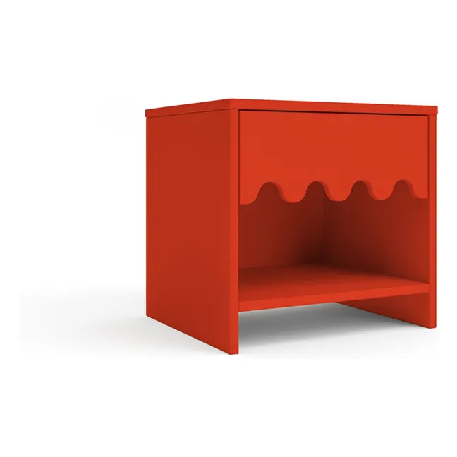 Nachttisch Moss | Rot