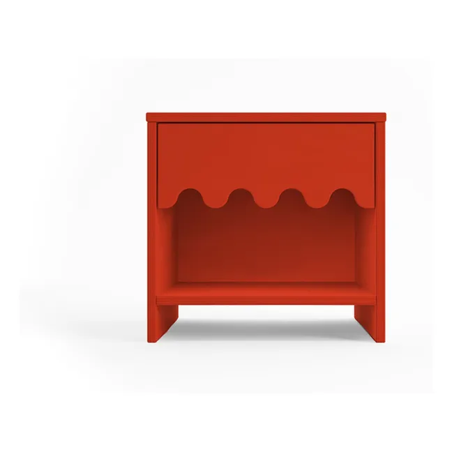 Nachttisch Moss | Rot