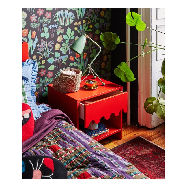 Nachttisch Moss | Rot