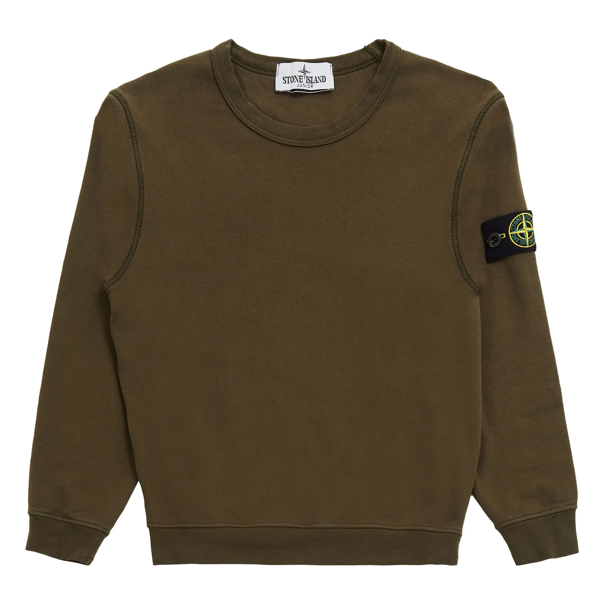 Stone Island Khaki Sweat Logo