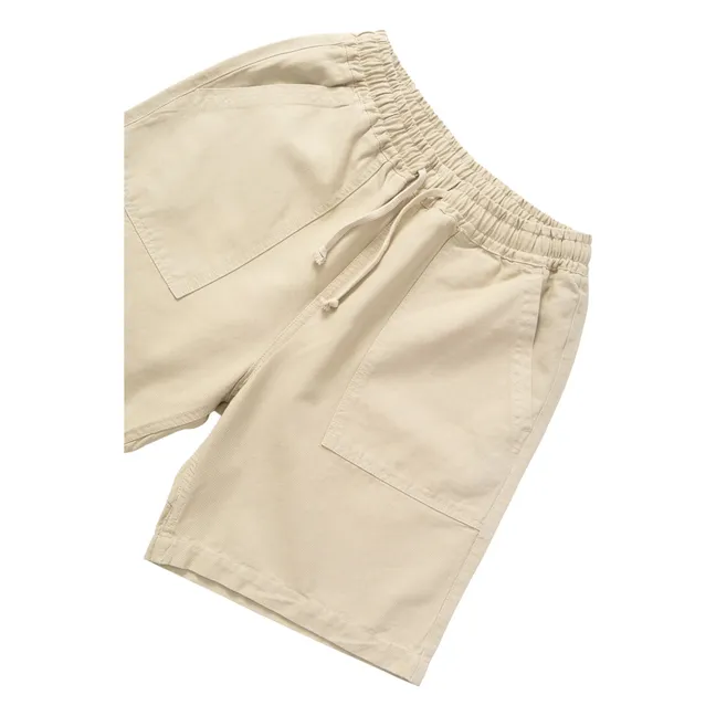 Short Canvas Chef Coton Bio | Beige
