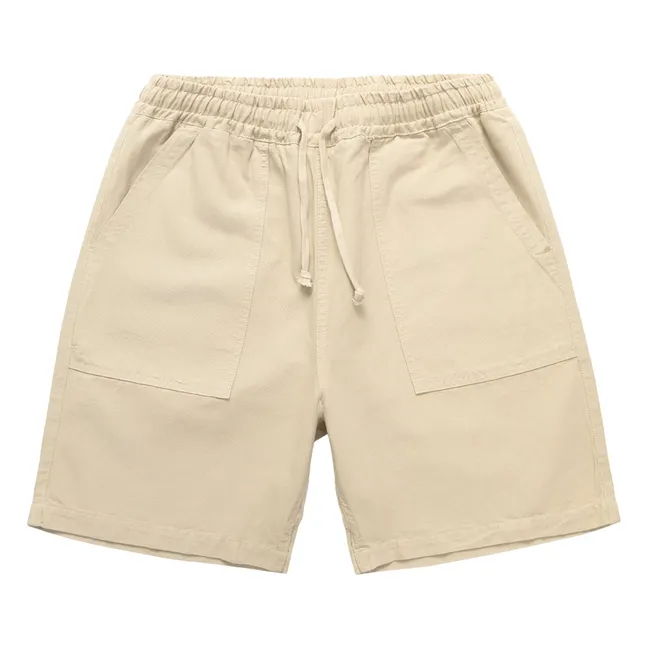 Short Canvas Chef Coton Bio | Beige