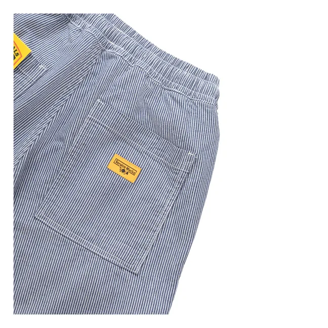 Short Hickory Chef Rayures | Bleu