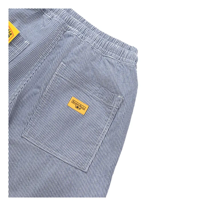 Short Hickory Chef Rayures | Bleu- Image produit n°5