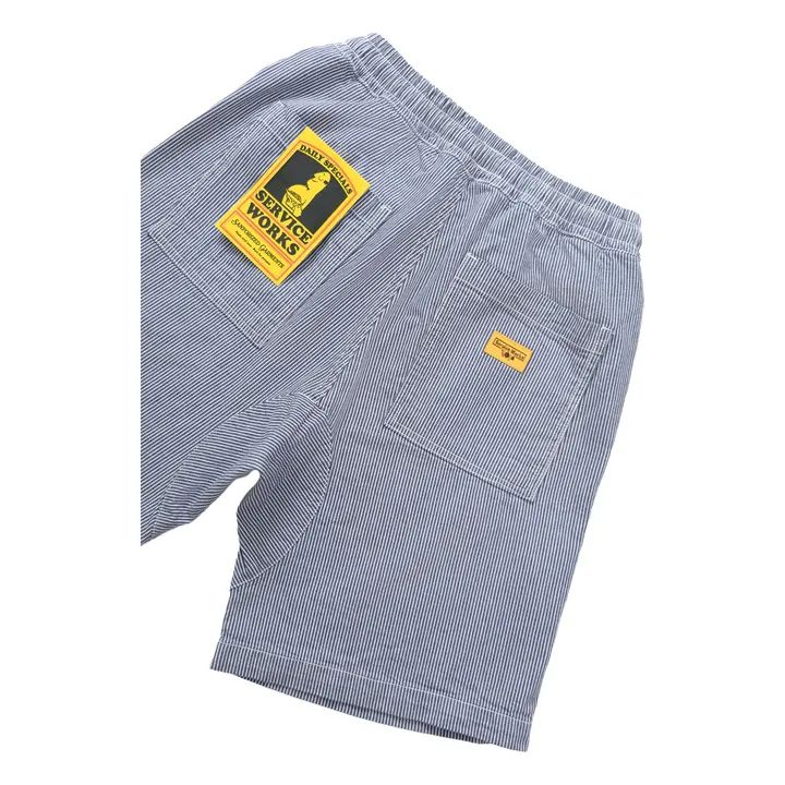 Short Hickory Chef Rayures | Bleu- Image produit n°3