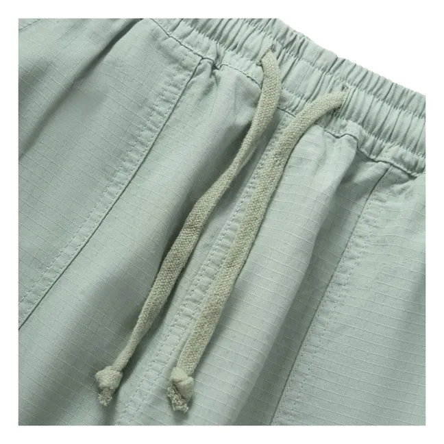 Pantaloni Chef in cotone organico Ripstop | Salvia