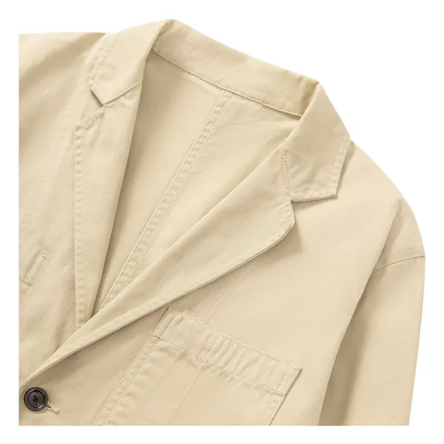 Jacke Drill Server Bio-Baumwolle | Beige