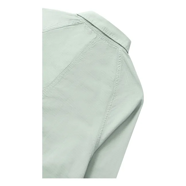 Giacca Foh in cotone organico Ripstop | Salvia